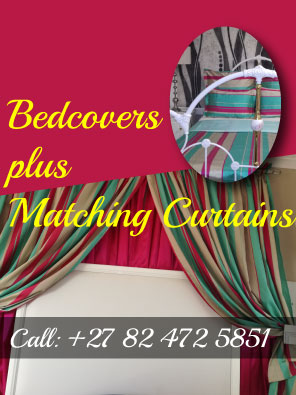 Bedcovers matching curtains